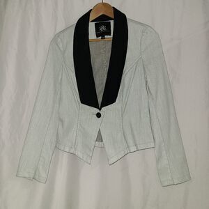 Rock & Republic One Botton Tuxedo Blazer Jacket